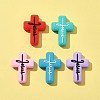 5Pcs 5 Colors Silicone Beads SIL-FS0001-06A-1
