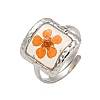 Brass Adjustable Rings for Women RJEW-G265-10P-2