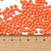 6/0 Opaque Baking Paint Glass Seed Beads SEED-M012-02A-05-4