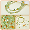 SUPERFINDINGS 1 Strand Natural Prehnite Beads Strands AJEW-FH0003-68-5