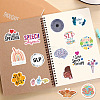 56Pcs 56 Styles Pathology Theme Paper Cartoon Stickers Sets STIC-P004-19-8