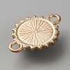 Alloy Crystal Rhinestone Connector Charms ALRI-TAC0001-19L-2
