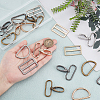 20Pcs 12 Styles Iron D Ring DIY-PH0028-86-3