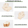 Wood Earring Display Card with Hanging Hole DIY-WH0320-20G-4