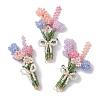 Seed Beads Beaded Charms PALLOY-JF02868-1