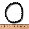 Natural Rainbow Obsidian Stretch Bracelets BJEW-F315-6mm-4