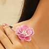 Plastic & Imitation Pearl & Brass Finger Rings for Women FS-WG6C53A-01-1
