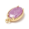 Glass Charms KK-M233-01G-B-3