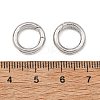 SHEGRACE Brass Spring Gate Rings XGRQ58053-763P-3