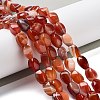 Natural Banded Agate Beads Strands G-G172-01L-2