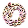 Electroplated Synthetic Non-magnetic Hematite Beads Strands G-L613-Z01-03I-2