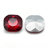 Pointed Back Glass Rhinestone Cabochons RGLA-T032-10x10mm-05-2