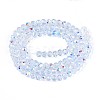 Transparent Glass Beads Strands X-EGLA-N016-4mm-02-2