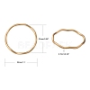 Smooth Surface Alloy Linking Ring PALLOY-S117-164-3