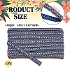 Polyester Centipede Braided Wavy Ribbon OCOR-WH0070-319C-2