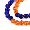 Transparent Glass Beads Strands GLAA-N074-01A-15-4