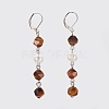 Natural Mixed Gemstone Leverback Earrings EJEW-JE02822-2