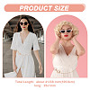 2Pcs 2 Colors Moon & Sun Alloy Link Chain Belts AJEW-GO0001-78B-2