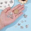 100Pcs 10 Style Tibetan Style Alloy Pendants TIBEP-CJ0001-76-4