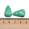 Dyed Synthetic Turquoise 3 Hole Guru Beads G-C198-01A-02-3