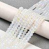 Imitation Jade Electroplate Glass Beads Strands EGLA-A039-J6mm-L05-4