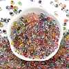 6/0 Spray Paint Fringe Glass Seed Beads SEED-H003-11H-3