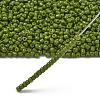 Baking Paint Glass Seed Beads SEED-S001-K9-4