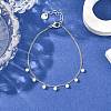 304 Stainless Steel Charm Bracelets BJEW-A047-02P-2