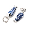 Brass Micro Pave Cubic Zirconia Pendants KK-Z147-03P-3