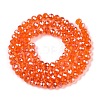 Electroplate Glass Beads Strands EGLA-A044-T3mm-A25-3