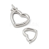 Brass Spring Gate Rings X-KK-P299-08P-2