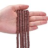 Handmade Polymer Clay Beads Strands X-CLAY-N008-008-125-6