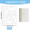 Plastic Drawing Painting Stencils Templates DIY-WH20012-07C-2