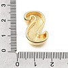 Brass Slide Charms KK-E802-33G-S-3