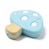 Mushroom Food Grade Eco-Friendly Silicone Focal Beads SIL-Z005-01B-2