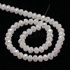 AB Color Plated Electroplate Opaque Solid Color Crystal Glass Rondelle Beads Strands X-EGLA-F045A-09AB-3