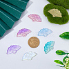 DICOSMETIC 70Pcs 7 Colors Transparent Spray Painted Glass Pendants GLAA-DC0001-19-3