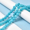 Natural Dyed White Jade Beads Strands G-M402-C04-03-2