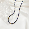 Natural Lapis Lazuli Beaded Necklaces for Women KA0381-3