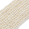 Baking Paint Pearlized Glass Pearl Round Bead Strands HY-Q003-4mm-02-2