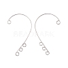 Tarnish Resistant 316 Stainless Steel Ear Cuff Findings STAS-H148-01P-2