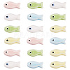 18Pcs Handmade Porcelain Ceramic Beads PORC-TADJ0001-03-2