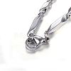 201 Stainless Steel Link Chain Necklaces STAS-F028-07-2