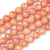 Natural Mashan Jade Beads Strands DJAD-12D-18-2-1