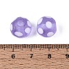 Frosted Handmade Lampwork Beads LAMP-Q039-10E-4