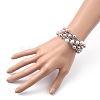 Four Loops Fashion Wrap Bracelets BJEW-JB05494-02-5