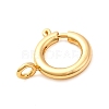 Brass Spring Ring Clasps KK-D407-20G-D-2