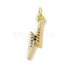 Brass Micro Pave Cubic Zirconia Pendants KK-M283-29B-02-1