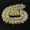 Electorplated Glass Beads X-EGLA-E005-01-2