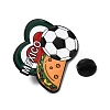 Mexico Football Theme Enamel Pins JEWB-D310-07EB-03-3